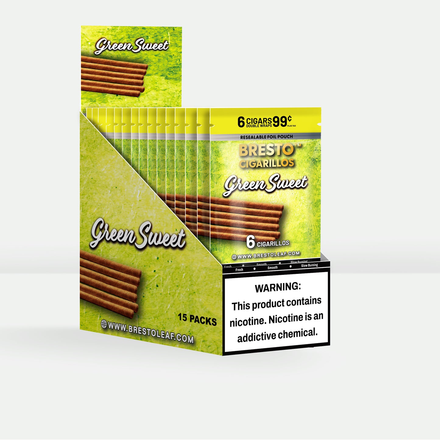 Green Sweet Bresto Cigarillos