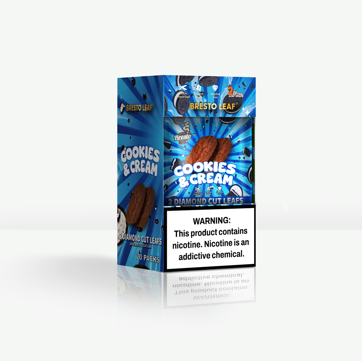 Cookes & Cream Diamond Cut Bresto Leaf®