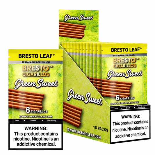 Green Sweet Cigarillos Bresto Leaf®