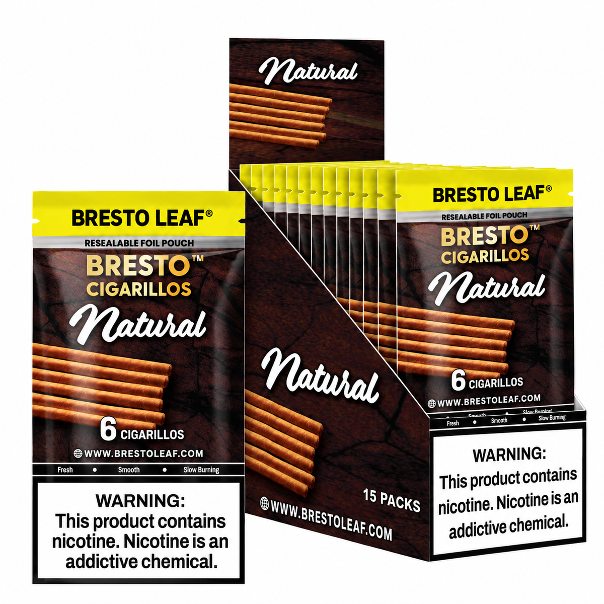 Natural Cigarillos Bresto Leaf®
