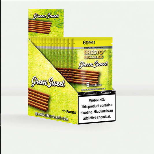 Green Sweet Cigarillos Bresto Leaf®