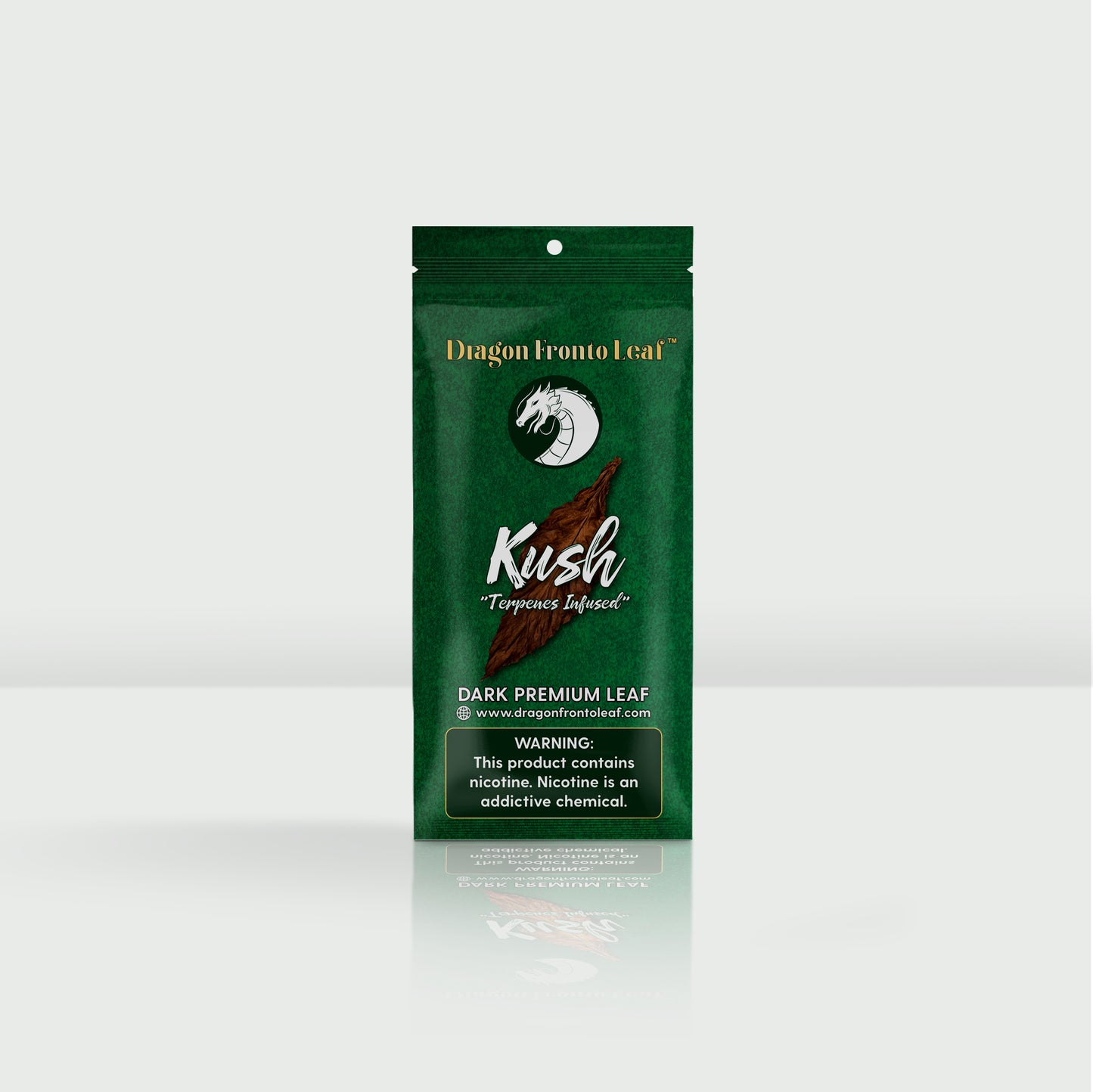 Kush Dragon Fronto Leaf Dark Premium Tobacco Leaf Pack