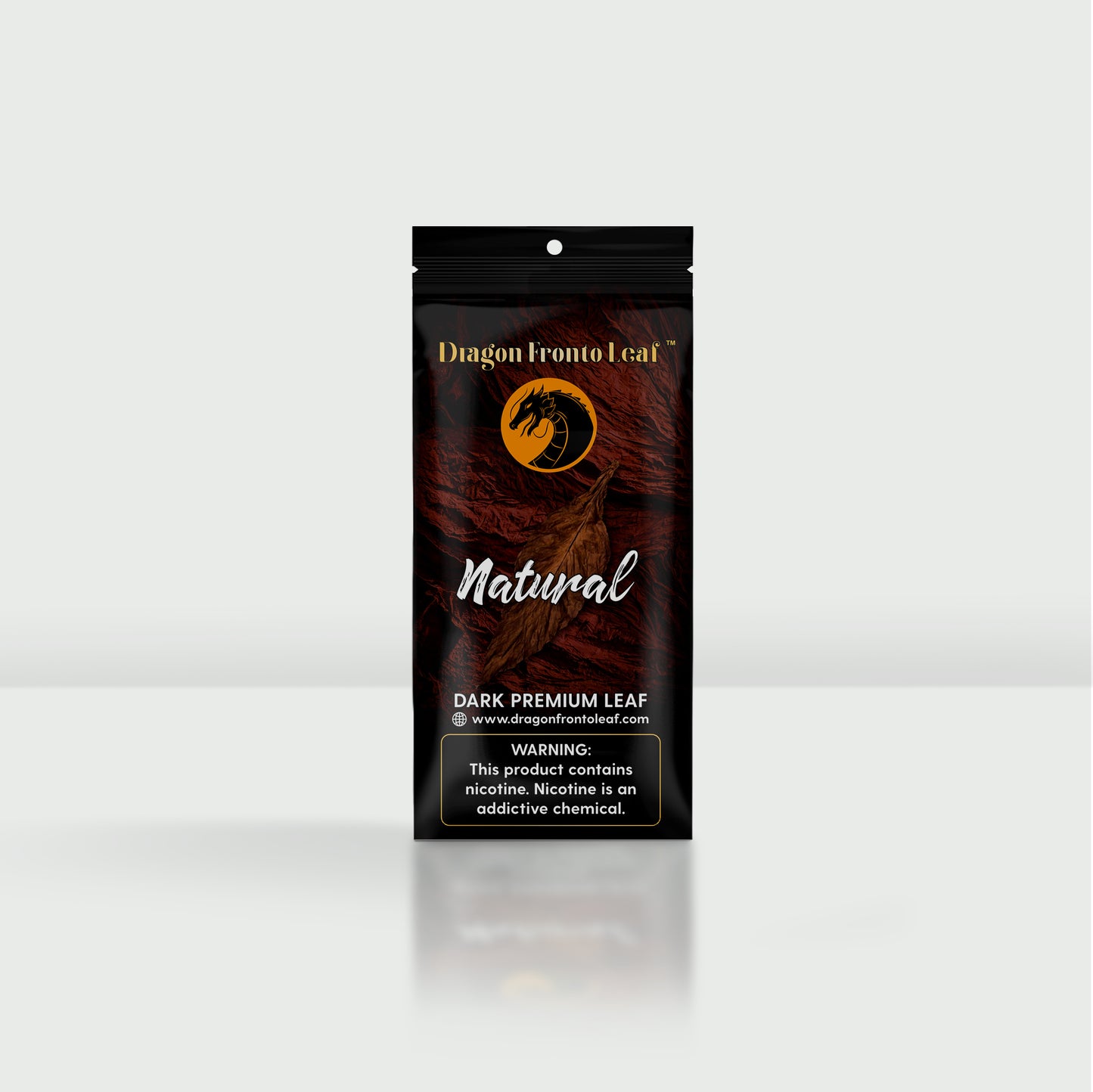 Natural Dragon Fronto Leaf Dark Premium Tobacco Leaf Pack